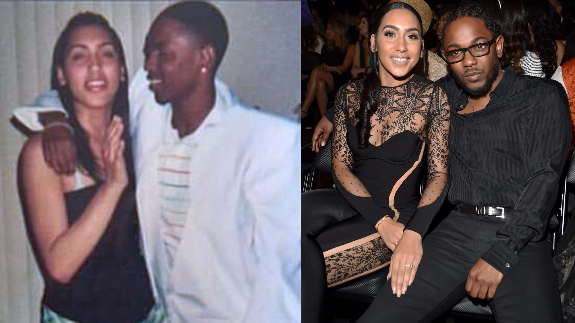 Kendrick Lamar y Whitney Alford, antes y ahora