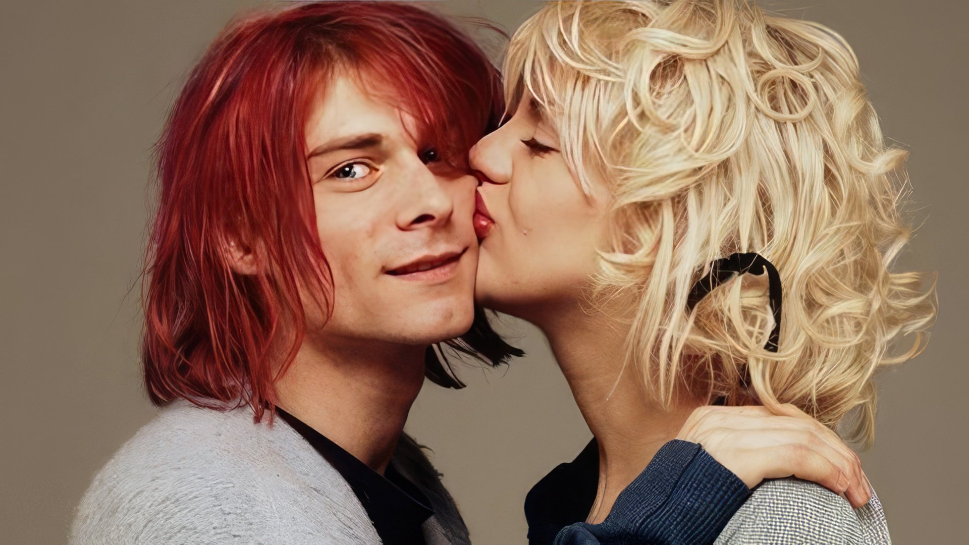 Kurt Cobain y Courtney Love