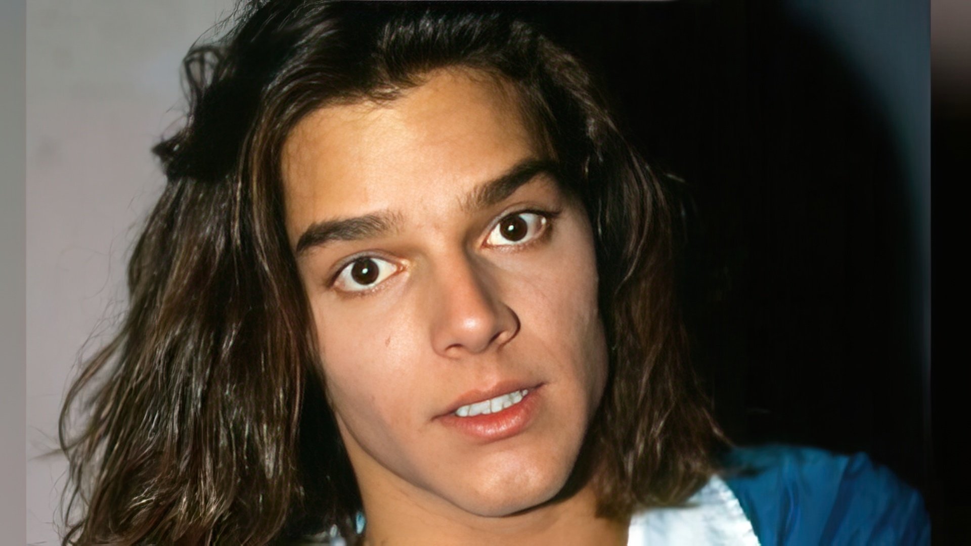 En su juventud, Ricky Martin tenía el pelo largo