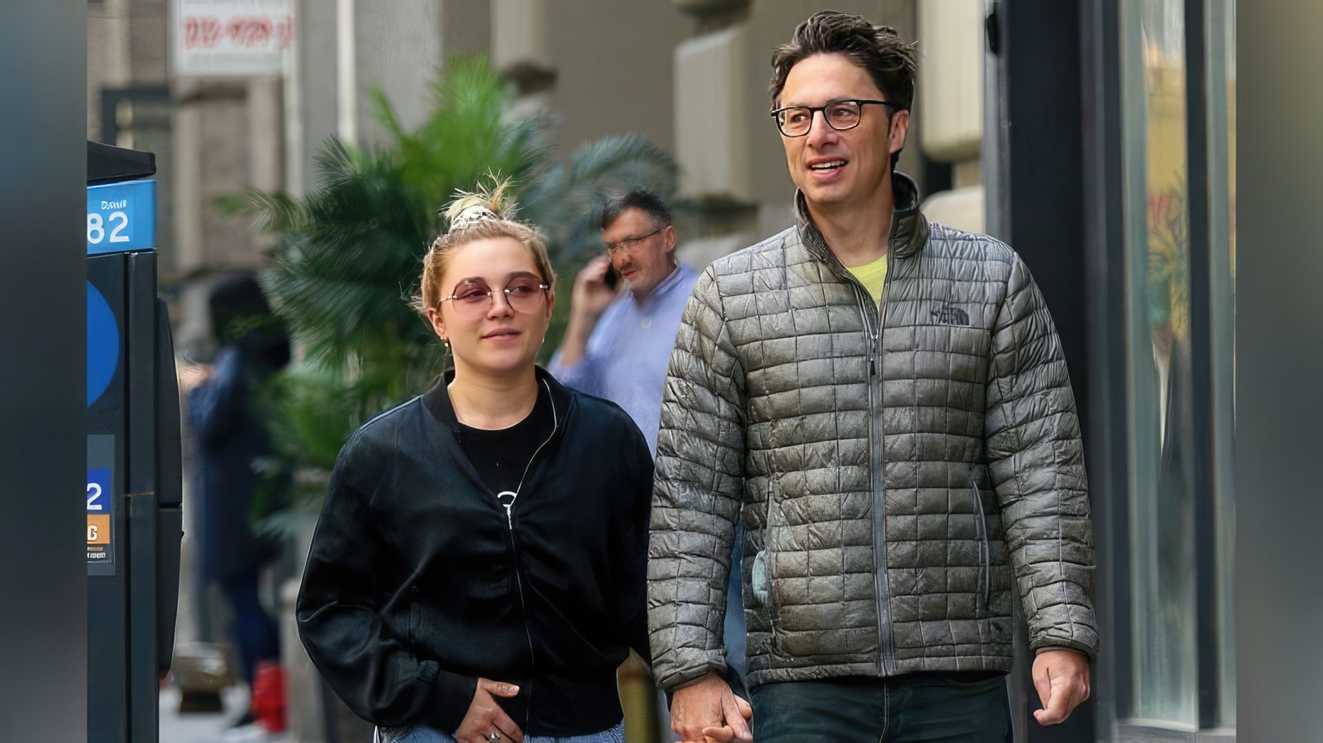 Florence Pugh y Zach Braff