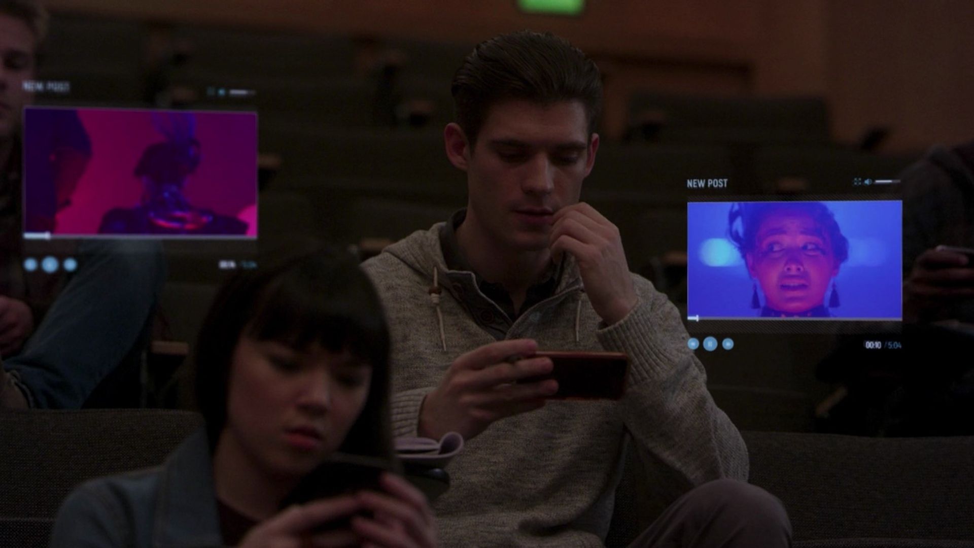 Una escena de la serie "Instinct"