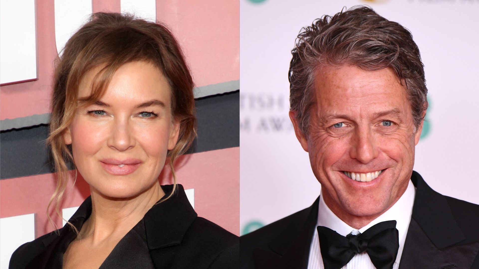 Actores Renée Zellweger y Hugh Grant, conocidos por la franquicia 'Bridget Jones`s Diary'