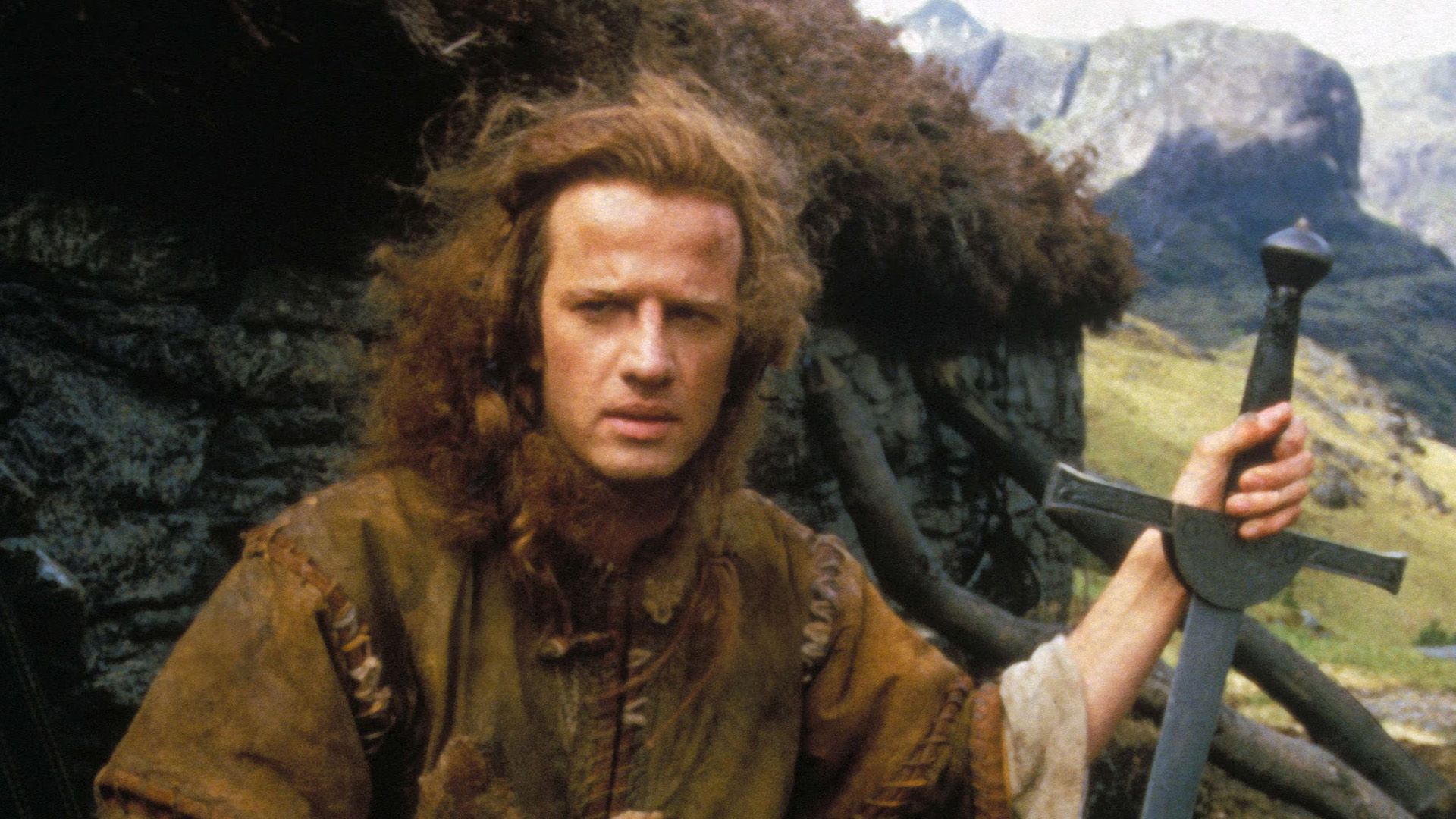 Actor Christopher Lambert as the Highlander