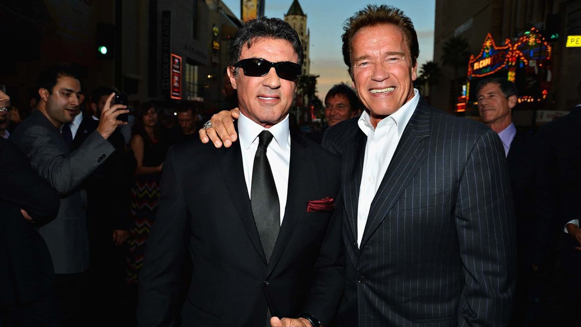 Arnold Schwarzenegger y Sylvester Stallone
