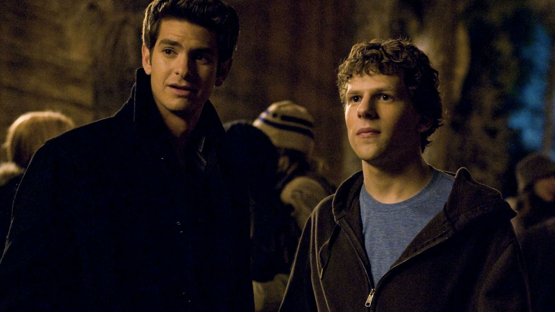 Andrew Garfield y Jesse Eisenberg en The Social Network