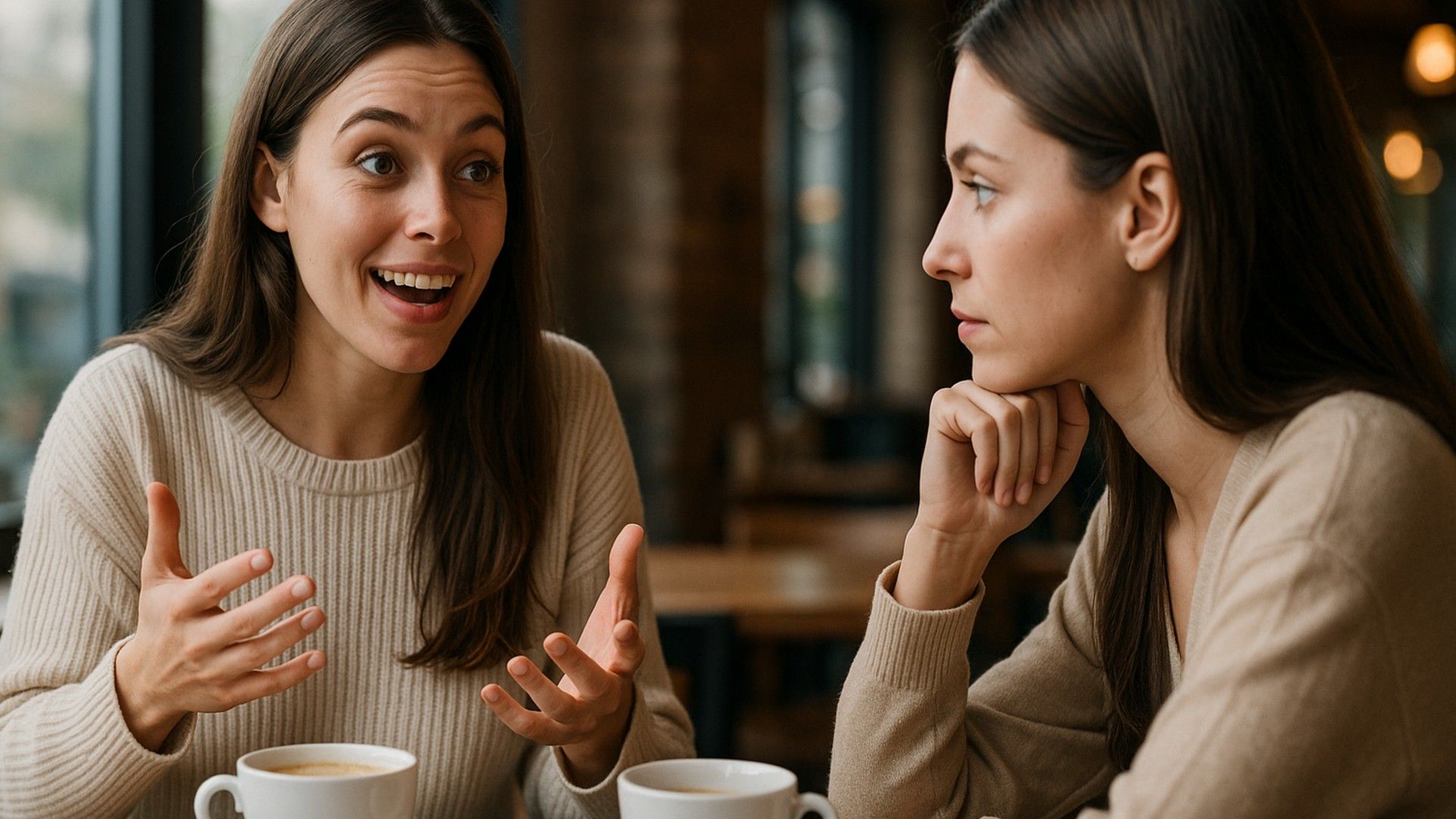 Una mujer Géminis ama charlar con amigas
