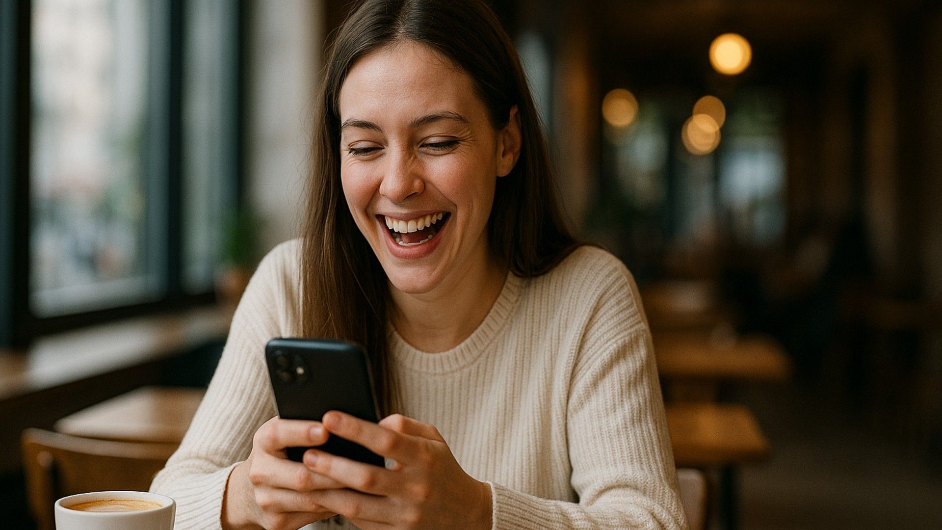 Una mujer Géminis extraña a alguien y le escribe por messenger